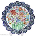 بشقاب دیوارکوب میناکاری مسی 35 سانتی کد LT-62