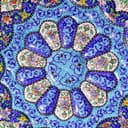 بشقاب دیوارکوب میناکاری مسی 30 سانتی کد LT-27