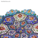 بشقاب و دیوارکوب میناکاری شده مسی 16 سانتی کد LT-31