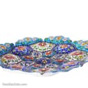 بشقاب و دیوارکوب میناکاری شده مسی 16 سانتی کد LT-31