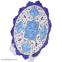 بشقاب دیوارکوب میناکاری شده مسی 25 سانتی کد LT-51