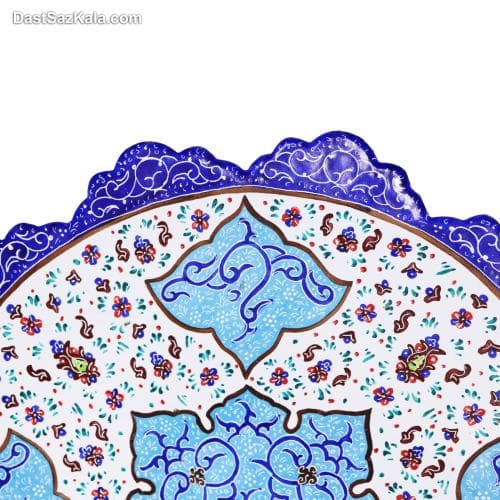 بشقاب دیوارکوب میناکاری شده مسی 25 سانتی کد LT-51