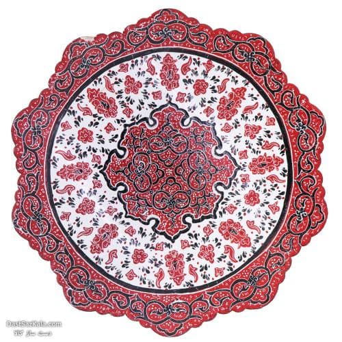 بشقاب دیوارکوب میناکاری کوچک 17 سانتی کد LT-66