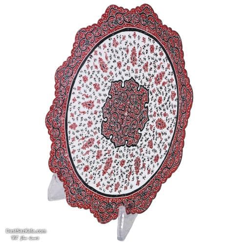 بشقاب میناکاری دیوارکوب مسی 20 سانتی کد LT-65