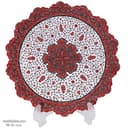 بشقاب دیوارکوب میناکاری مسی 30 سانتی کد LT-64