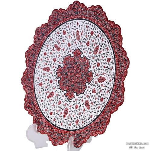 بشقاب دیوارکوب میناکاری مسی 30 سانتی کد LT-64