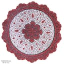 بشقاب دیوارکوب میناکاری مسی 30 سانتی کد LT-64