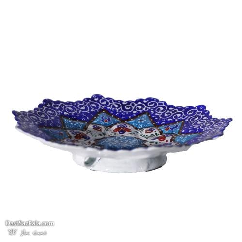 بشقاب و دیوارکوب میناکاری مسی کوچک کد LT-100