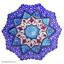 بشقاب میناکاری کوچک مسی کد LT-106