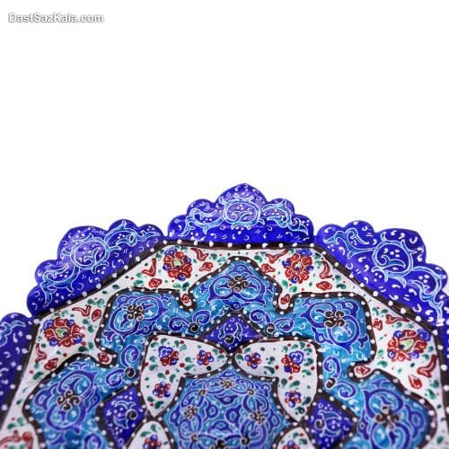 بشقاب دیوارکوب میناکاری مسی 16 سانتی کد LT-111