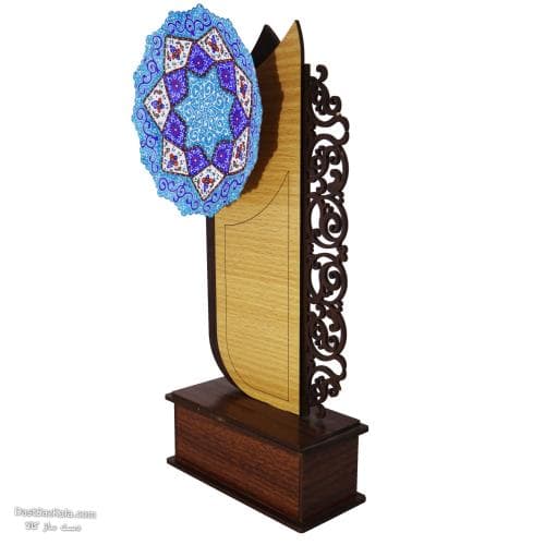 تندیس بشقاب میناکاری طرح صبا کد LT-69