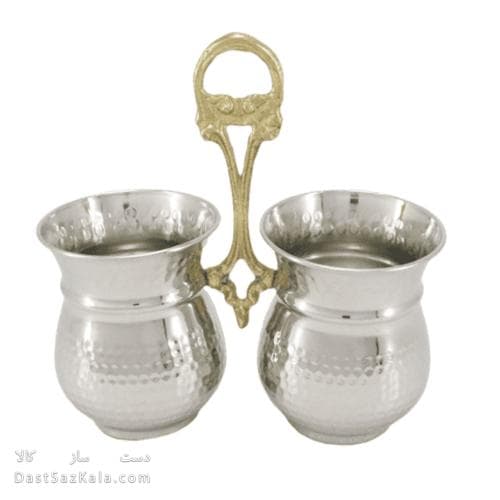 جاقاشقی مسی سفید دسته دار به ارتفاع 10 سانتیمتر کد AH-95