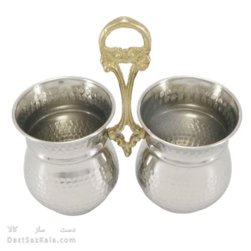 جاقاشقی مسی سفید دسته دار به ارتفاع 10 سانتیمتر کد AH-95