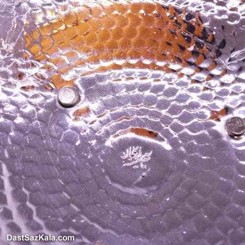 میوه خوری مسی سه پایه زنجان سایز کوچک کد SHH-81