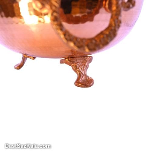 میوه خوری مسی سه پایه زنجان سایز متوسط کد SHH-82