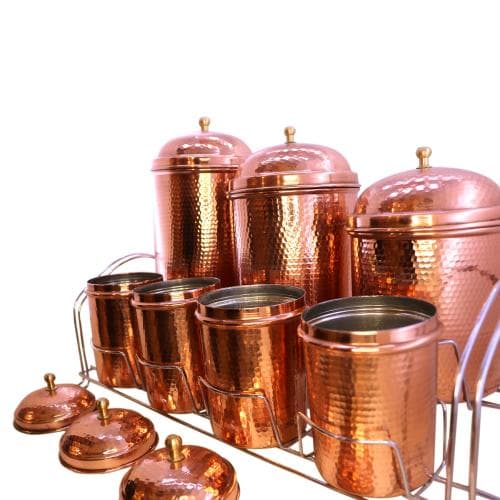 جا ادویه و پاسماوری مسی زنجان نانو شده 7 عددی کد SSH-68