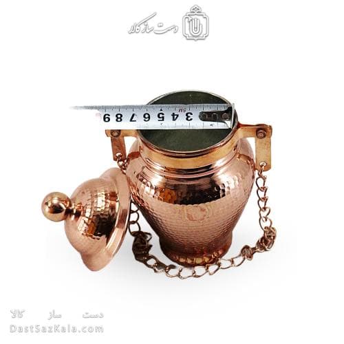 روغن دان مسی کوچک 18 سانتی کد AH-154