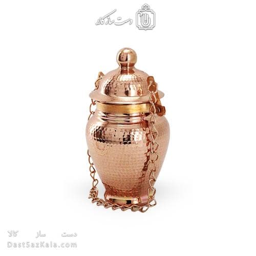 روغن دان مسی کوچک 18 سانتی کد AH-154