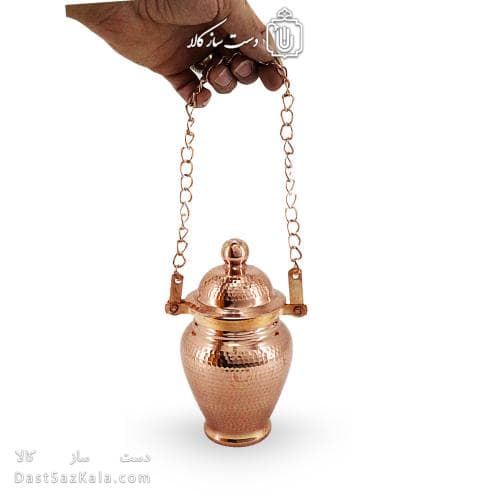 روغن دان مسی کوچک 18 سانتی کد AH-154