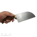 ساطور صربستانی استیل زنجان دسته چوبی کد MN-89