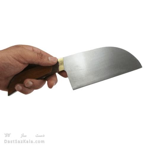 ساطور صربستانی استیل زنجان دسته چوبی کد MN-89