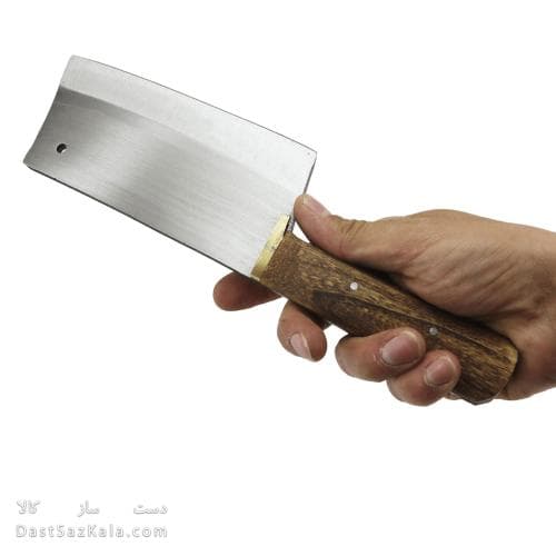 ساطور کوچک زنجان دسته چوبی کد MN-59