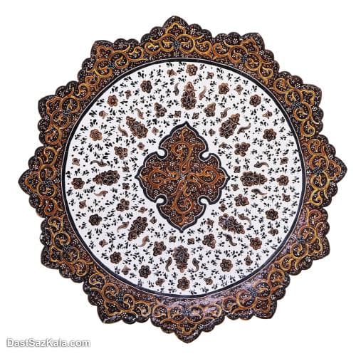 ست بشقاب دیوارکوب میناکاری مسی 3 تایی کد LT-48