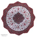 ست بشقاب و دیوارکوب میناکاری مسی 3 تایی کد LT-67