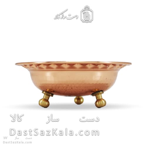 ست هفت سین و بستنی خوری مسی سه پایه فضلی 6 عددی AH-161