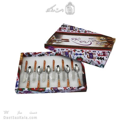 ست کارد و قاشق صبحانه خوری زنجان مجموعه 12 عددی کد MS-12