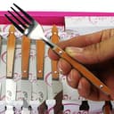 ست کارد و چنگال میوه خوری زنجان مجموعه 12 تایی کد MS-10