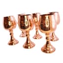 ست گلاسه مسی طرح دار توپی 6 عددی کد SSH-54