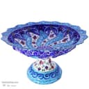 ست بستنی خوری میناکاری پایه دار مسی 6 تایی کد LT-82