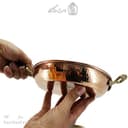 سرویس ماهیتابه مسی زنجان دسته برنجی مجموعه 3 عددی کد AH-159