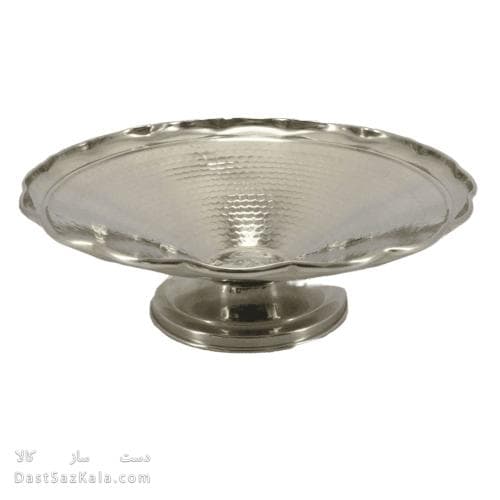 سرویس مسی پذیرایی سفید با روکش کروم مدل دیبا 4 تایی کد AH-20