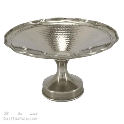 سرویس مسی پذیرایی سفید با روکش کروم مدل دیبا 4 تایی کد AH-20