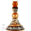 سرویس پذیرایی مسی طرح الماس تراش نقره کوب 4 تیکه کد MJ-133