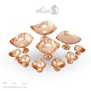 سرویس پذیرایی مسی جدید پایه دار نانو شده 10 پارچه AH-109