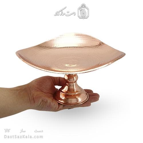 سرویس پذیرایی مسی جدید پایه دار نانو شده 10 پارچه AH-109