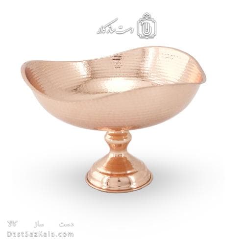 سرویس پذیرایی مسی زنجان مدل سه گوش مجموعه 4 عددی کد AH-16