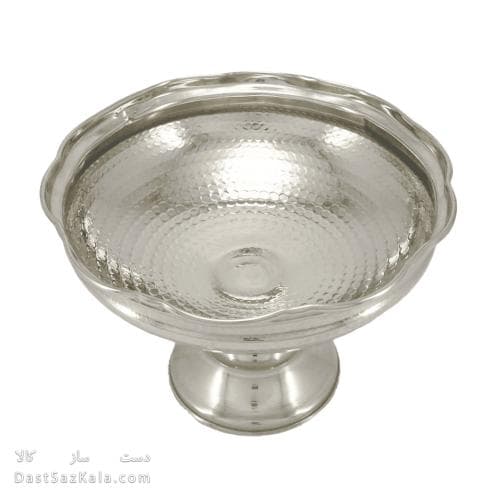 سرویس پذیرایی مسی سفید با روکش کروم مدل لبه چین 4 تایی AH-21