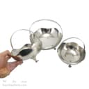 سرویس پذیرایی مسی سفید دسته دار نانو شده 3 تیکه کد AH-96