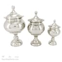 سرویس پذیرایی مسی سفید پایه دار نانو شده 3 تیکه AH-82