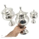 سرویس پذیرایی مسی سفید پایه دار نانو شده 3 تیکه AH-82