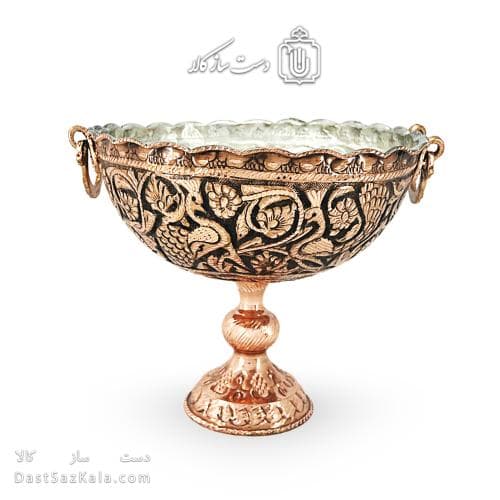 سرویس پذیرایی مسی سیاه قلم زنجان نانو شده در 5 سایز AH-111