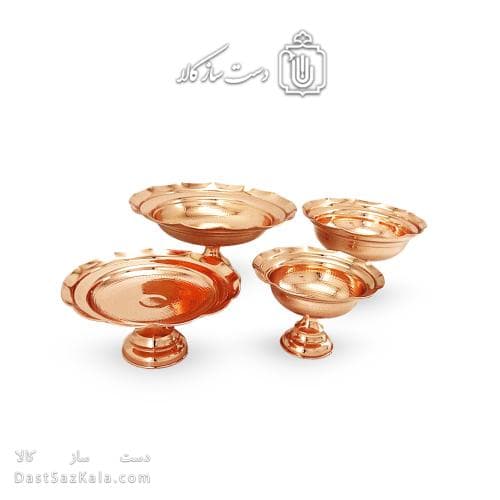 سرویس پذیرایی مسی نانو شده فضلی 4 تیکه AH-124