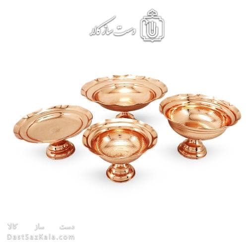 سرویس پذیرایی مسی نانو شده فضلی 4 تیکه AH-124