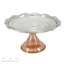 سرویس پذیرایی مسی پایه دار داخل سفید نانو شده 5 تیکه AH-100