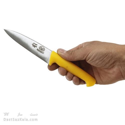 سرویس چاقو آشپزخانه زنجان 6 پارچه با پایه چوبی MN-20