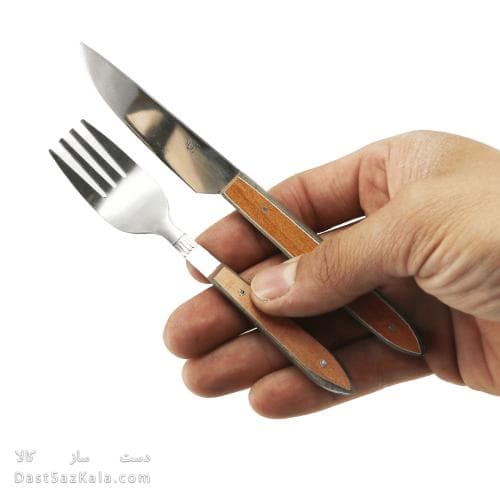 سرویس کارد و چنگال دست ساز زنجان ست 12 تایی کد MN-63